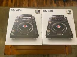 Pioneer Cdj-3000 Dj Multiplayer Digital Turntable  &  Alphatheta Cdj-3000x